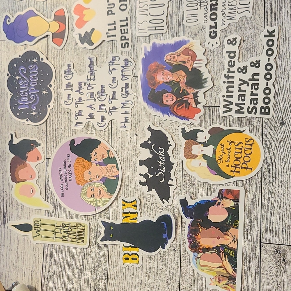 21pc Hocus Pocus stickers